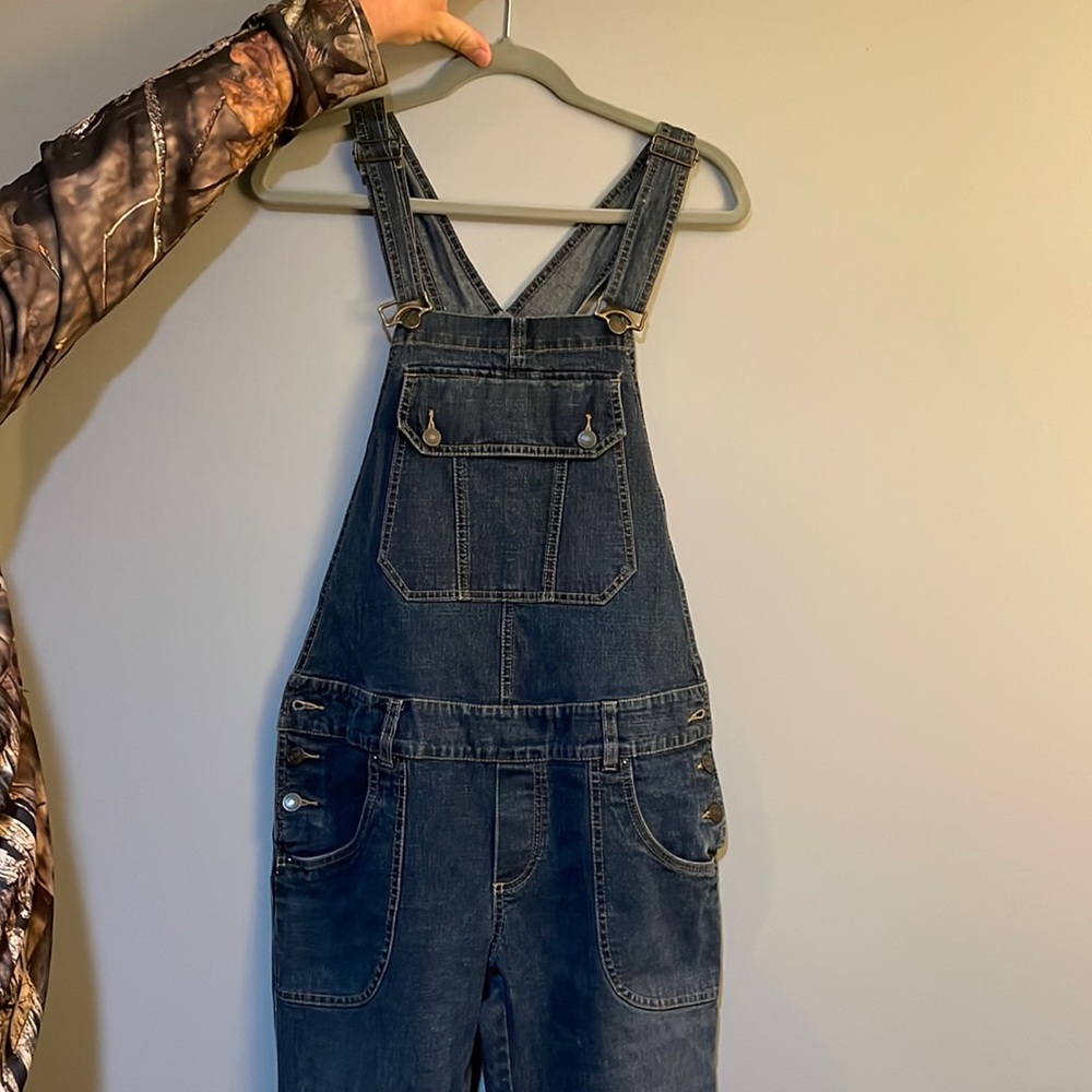 Blue overalls